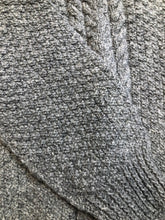 Load image into Gallery viewer, Kingspier Vintage - Vintage Heritage Crafts hand-knit grey wool crewneck sweater.

Made in Nova Scotia, Canada.
Size medium.
