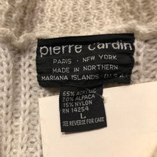 Load image into Gallery viewer, Kingspier Vintage - Vintage Pierre Cardin wool blend long cardigan with button closures and two front pockets.

/65% Acrylic, 20% Alpaca, 15% Nylon. 

Made in USA.
Size large.
