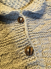 Load image into Gallery viewer, Kingspier Vintage - Vintage 100% wool quarter button pullover sweater featuring wooden buttons.

Made in Ecuador.
Size large.XL.
