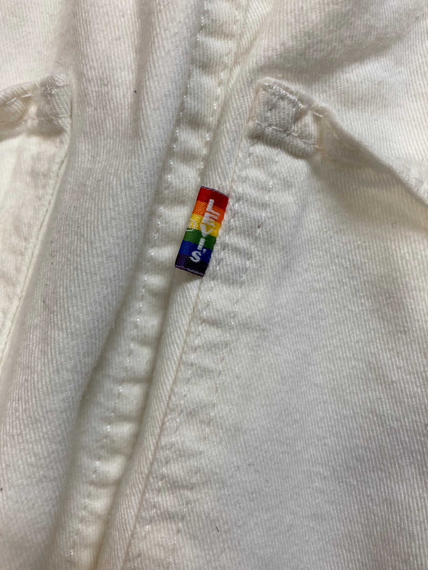 Kingspier Vintage - Levi’s Pride Jumpsuit

NWT

White

100% Polyurethane 

Made in Mexico

Size Medium