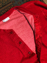 Load image into Gallery viewer, Kingspier Vintage - Stanfield&#39;&#39;s deadstock duofold / layered jersey knit union suits in red or grey.  The Stanfield&#39;s union suits are ingeniously designed with wicking and insulating layers of wool and cotton blends and have been a &quot;staple&quot; of Stanfield’s for many decades.  Inner Layer: 50% Cotton/ 50% Polyester  Outer Layer: 50% merino wool/ 50% Polyester  These onsies are irregular/seconds...we&#39;re calling them “I’mperfects” as imperfections are undetectable.
