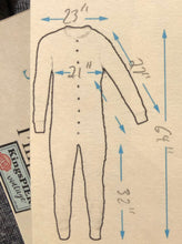 Load image into Gallery viewer, Stanfield&#39;s Two Layer Wool Onesie, NWOT, Made in Nova Scotia
