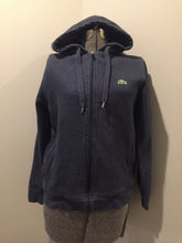 Load image into Gallery viewer, Kingspier Vintage - Lacoste navy cotton blend hoodie. Mens size medium.
