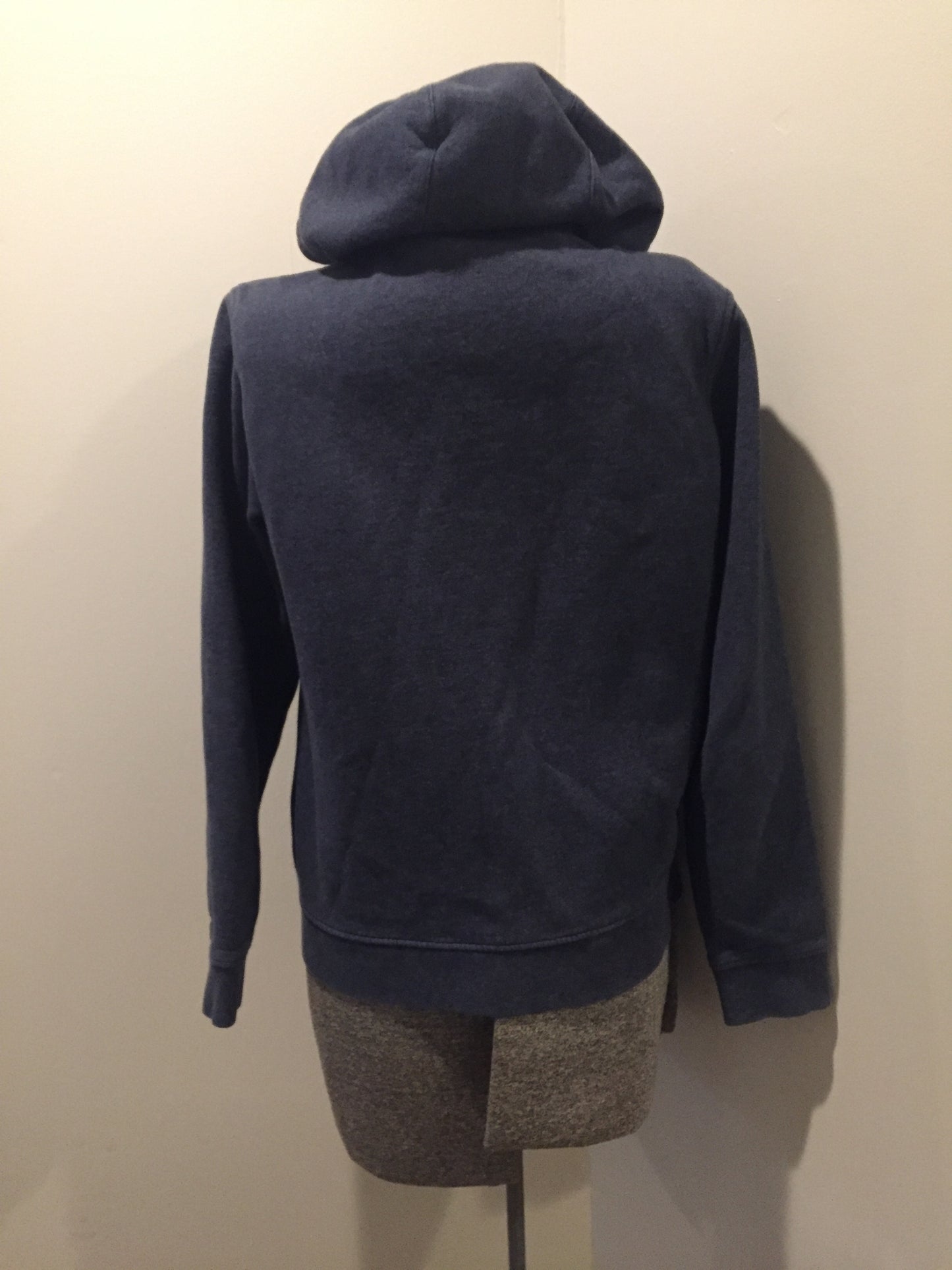 Kingspier Vintage - Lacoste navy cotton blend hoodie. Mens size medium.