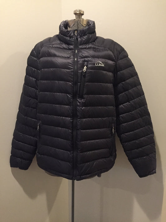 Kingspier Vintage - LL Bean Down Tek Ultra Light black jacket. Size XL.