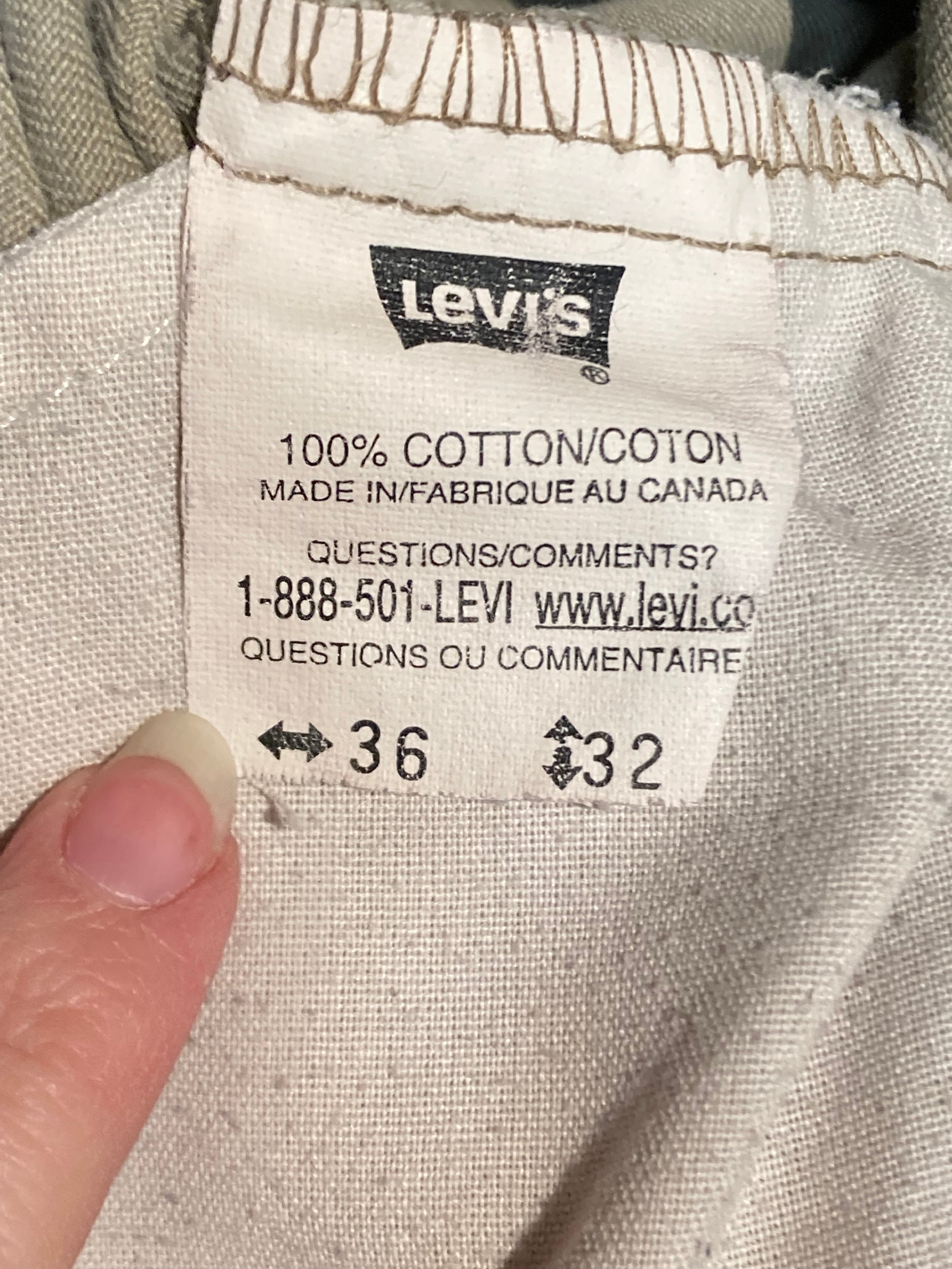 Levi s 501 Vintage White Tab Grey Denim Jeans 35 x29.5 Made in Can KingsPIER vintage