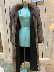 Kingspier Vintage - Vintage 1970’s Hudson’s Bay Company long fur coat with hook and eye closures.