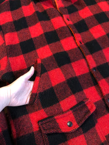 Kingspier Vintage - Vintage Codet Buffalo Plaid Wool jacket Canada