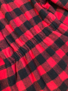 Kingspier Vintage - Woolrich buffalo plaid 85% wool and 15% nylon blend jacket with button closures, patch pockets and Thermo lite quilted lining. Made in USA. Size large.