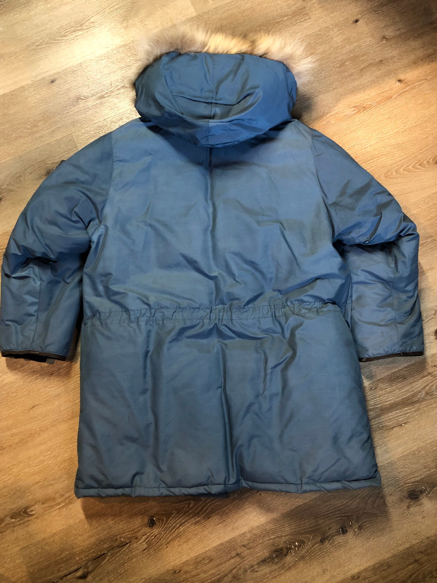 Vintage Sears Blue Down Filled Parka Canada NWOT KingsPIER