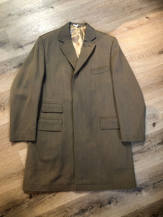 Kingspier Vintage - Vintage JC Cording and Co Grey Wool Jacket Car Coat. Made in England.