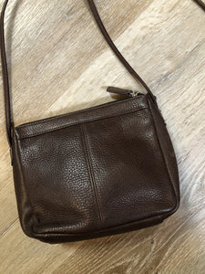 Fossil Brown Leather Crossbody Bag SOLD