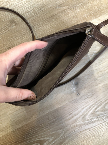 Fossil Brown Leather Crossbody Bag SOLD