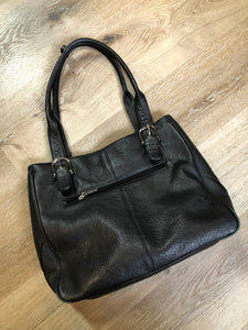 CNKW black leather tote bag