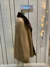 Load image into Gallery viewer, Kingspier Vintage - Vintage Anderson Little wool blend coat (70% wool/ 30% acrylic) with button closures, two front pockets and sherpa lining.
