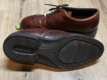Load image into Gallery viewer, Kingspier Vintage - Brown Full Brogue Wingtip Derbies by J.B. Goodhue Star Brand Workwear - Sizes: 9M 11W 42EURO, Made in China, CSA Protective Footwear Grade 1, Oil Resistant Rubber Soles with Shock Absorber System&lt;/p&gt;

