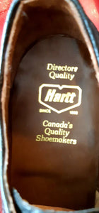 Kingspier Vintage - These gorgeous camel leather shoes are genuine deadstock. Made in Canada.