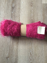 Load image into Gallery viewer, Kingspier Vintage - Vintage hot pink mohair shawl-scarf, made in Scotland by &quot;Andrew Stewart&quot;. Very soft and the colour is incredibly vibrant.
