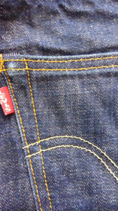 Kingspier Vintage - Classic vintage Levi's 501xx button fly.,32"x38", Hemmed to 35" inseam,.Made in USA 
Hommage to pre-1960s styles, this pair belonged to musician Joel Plaskett so they are  a very cool piece of indie rock memorabilia. 
Excellent condition, Gently broken in with fading at knees and cuff creases at 1 1/2" up from hem.