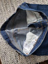 Load image into Gallery viewer, Kingspier Vintage - Levi&#39;s 501 - 40&quot;x32&quot; altered to 29&quot; inseam_ red tab
