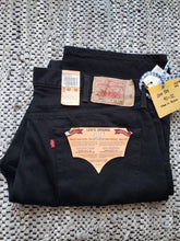 Load image into Gallery viewer, Kingspier Vintage - Levi&#39;s 501 button fly., 42&quot;x32&quot;, Deep black, Made in Mexico, New with Tags

