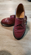 Load image into Gallery viewer, Kingspier Vintage - Vintage Monkstrap Doc Martens in Oxblood
Made in UK
Size UK 3.5, US W 5.5 
*As this is a vintage item there are some slight signs of wear. Overall they are in fantastic condition!
