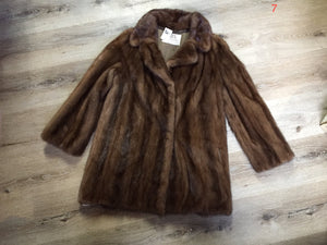 Vintage "Wards Brothers"  Mink Coat, Made in Lewiston, Maine.