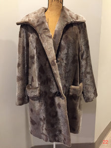 Vintage RainMaster by Lydia Sperlich Synthetic Fur Coat, Made in Canada
