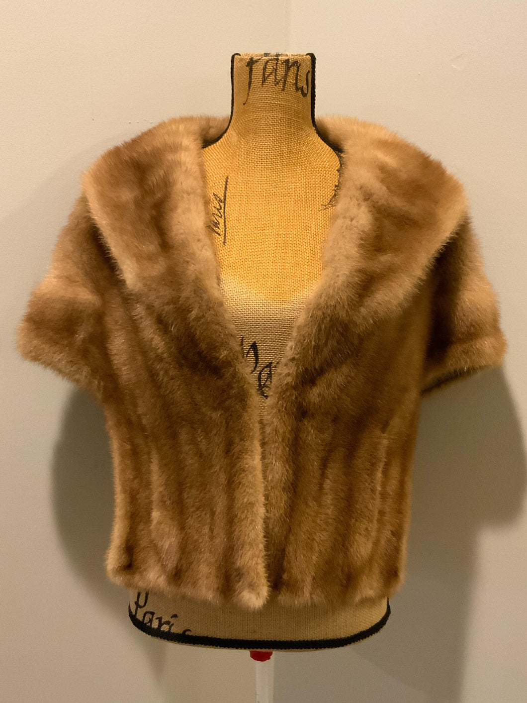 Vintage Fur caplet Stole