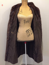 Load image into Gallery viewer, Vintage Dark Brown Mink Coat, &quot;Bouchard Fourrures&quot; Made in New Brunswick, Canada
